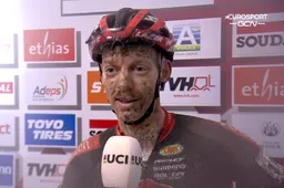 Vanthourenhout moet alleen meerdere erkennen in Van Aert: 'Voelde dat hij veel te sterk was'