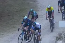 Evenepoel: 'Deze etappe had geen gravelstrook nodig, het leek meer op een mountanbike-sector'