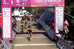 Uno-X doet het ook in Turkije: jonge Deen Hindsgaul Madsen rondt perfect ploegenspel af