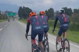 🎥 Bernal verrast fietsmaten met demarrage: 'Of ik ben niet slechter geworden, of zij niet beter'