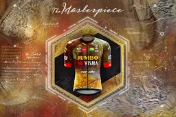 Jumbo-Visma onthult kunstachtig Tour de France-shirt: 'De Tour is als een wit canvas'