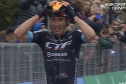 Nieuwe tienershow, dit keer in Sicilië: Miholjevic (19) verrast peloton met ritzege en leiderstrui