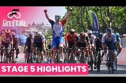 🎥 Samenvatting etappe 5 Giro d'Italia 2022: Heeft Démare eindelijk weer zijn topvorm terug?