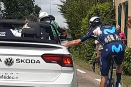 Enric Mas houdt geen ernstige verwondingen over aan val in vijfde etappe Dauphiné