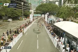 Machtige Syritsa spurt naar zege en leiderstrui in openingsrit Tour de Langkawi