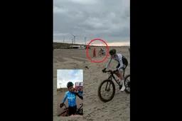 Zonneveld start bij BEAT met 'beginnersfout' in Egmond-Pier-Egmond: 'Zand was naar rechts geveegd'