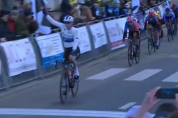 Champagne kan weer ontkurkt worden bij SD Worx: Wiebes wint met lengtes in Omloop van het Hageland