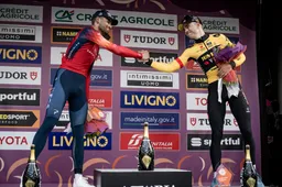 Ganna breekt na Gent-Wevelgem lans voor Van Aert: 'Ik begrijp de controverse eromheen niet'