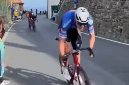 🎥 Prepare for launch: Poggio-demarrage Mathieu van der Poel van dichtbij