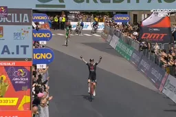 Suter laat vanuit vroege vlucht iedereen zijn hielen zien en wint derde etappe Ronde van Sicilië