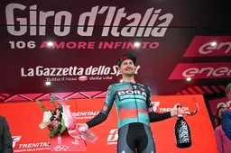 Nico Denz kan geluk niet op na Giro-overwinning: 'Zag alleen maar monsters om me heen'