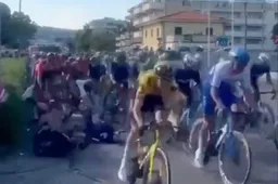 🎥 Toeschouwer filmt valpartij Giro d'Italia van dichtbij, zwieper zorgt voor keiharde crash