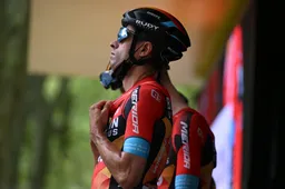 Tourselectie Bahrain Victorious (met Poels) rond: Landa voor het podium, Bilbao schaduwkopman, Bauhaus sprint