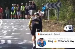 🎥 Wout van Aert rijdt KOM op Côte de Pike, maar dat zegt volgens hem niks: 'Zal van de vorm van de dag afhangen'