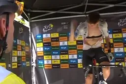 🎥 Pogacar steekt in onderonsje met Yates even de draak met woeste Van Aert: 'Like a child'