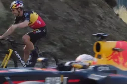 🎥 Uit de oude doos: Enkel Max Verstappen (in Formule 1-bolide) kan Wout van Aert (Jumbo-Visma) bergop inhalen