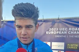 Van Aert zat 'stikkapot' na herstelwerkzaamheden De Lie en benoemt twee EK-fouten: 'Maar dat is achteraf...'