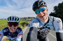 Wielerkoppel Bodi del Grosso (22) en Britt Knaven (23) zegt samen de wielersport vaarwel