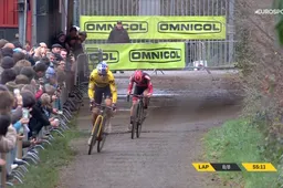 Van Aert wacht lang met aanvallen, maar verslaat Iserbyt na boeiend duel alsnog in Heusden-Zolder