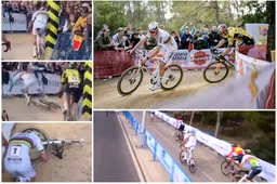 🎥 Na indrukwekkende beelden op klim ook video opgedoken van crash Van der Poel: 'Mijn eigen fout'