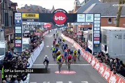 Laurenz Rex klopt UAE-diamant Morgado in milimetersprint in GP Le Samyn, topfavoriet De Lie geeft woedend op