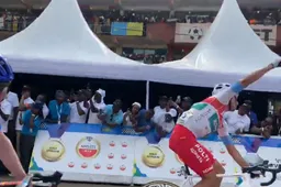 Aanval Lecerf strandt in schoonheid in Rwanda, Restrepo wint spurt, Reinderink nieuwe leider