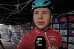 Pidcock was blij dat hij terug was voor het avondeten, De Lie vond Van Aert niet zo sterk als verwacht