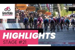 🎥 Samenvatting etappe 21 Giro d'Italia 2024: Merlier wint in Rome