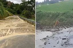 📸 Valt Tour-ouverture letterlijk en figuurlijk in het water? Deel van parcours geteisterd door wateroverlast