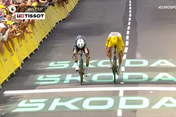 Pogacar versnelt al vroeg, maar Vingegaard toont karakter en wint na fotofinish bizar mooie bergrit in Tour