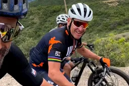 Lance Armstrong duikt op bij bekende Amerikaanse mountainbikewedstrijd, overwinning voor Keegan Swenson