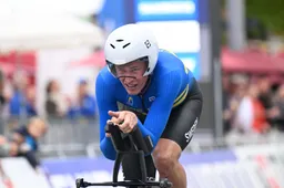 'Zweedse Ganna' Söderqvist maakt favorietenstatus met verve waar en grijpt wereldtitel tijdrijden beloften