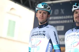 Slecht nieuws voor Bahrain Victorious: Antonio Tiberi moet Tour of the Alps - 2,5 week voor Giro-start - verlaten