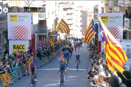 Simmons wint bizarre zesde etappe Ronde van Catalonië na slechts 25 kilometer koers door windgevaar