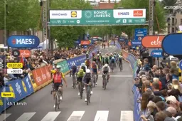 Del Grosso wordt teruggehaald door eigen ploeg in Ronde van Limburg, ploegmaat Dehairs op de meet geklopt door Fretin