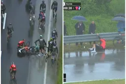 🎥 Arensman en Bernal vielen, maar ploegmaat Tarling kwam er het ergste van af: rugblessures voor Brit