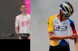 📸 Nieuwe truitjes voor Egan Bernal en EF Education-EasyPost tijdens ploegenpresentatie Giro d'Italia