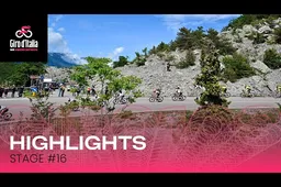 🎥 Samenvatting etappe 16 Giro d'Italia 2025: Derde week begint met krankzinnige bergrit die veel slachtoffers kent