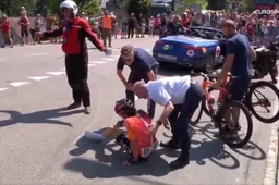 🎥 De laatste Tour van Geraint Thomas in gevaar na lelijke val in Zwitserland? Abandon voor vierde etappe