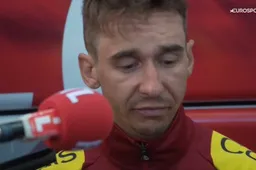 Met tranen in de ogen doet Coquard zijn verhaal na uitvallen Philipsen: 'Zelfs al ben ik geen kwade jongen...'