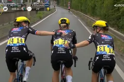 🎥 Vollering flink gekneusd, maar breuken en hersenschudding uitgesloten: FDJ-SUEZ-kopvrouw start in vierde etappe