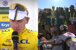 🎥 'You gotta love Pogacar': Tour de France-leider steelt de show met plaagstootje en Afrikaanse kinderen