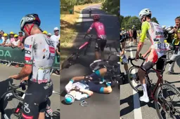 Almeida en Pogacar moeten vrezen door nare blessures na crash, grote tegenslag bij Bahrain Victorious