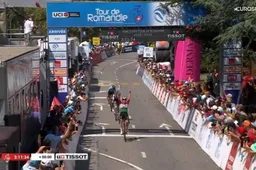 Zigart na zinderende finale nipt uit de leiderstrui gereden door Chabbey in door Vas gewonnen slotrit Romandië