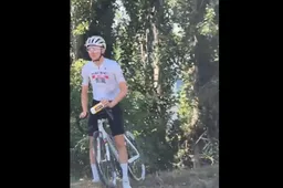 🎥 Toeschouwer Tadej! Pogacar moedigt partner Urska aan in Romandië en doet wat elke fan langs de kant zou doen