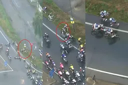 90 procent van het peloton was doormidden gezaagd, maar stuntpiloot Pidcock voorkwam dramatische Vuelta-crash