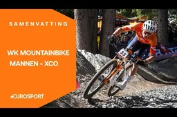 🎥 Samenvatting WK mountainbiken 2025 elite mannen met Mathieu van der Poel