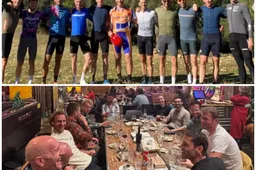 📸 Een verzameling waartegen je u zegt: Dumoulin, Gesink en bijna hele Visma/Rabo-kliek bij elkaar