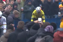 Iets met een ezel en 2 keer dezelfde steen: Wout van Aert beter én bitter na Loenhout
