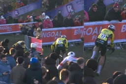 'Ik dacht dat ik al in de kar lag', benadrukt Van Aert, die in frustrerende cross aan flinke crash ontkwam
